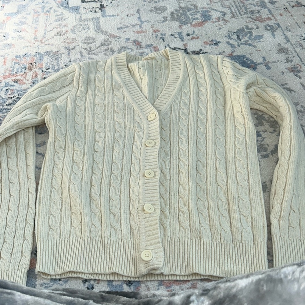 Brandy Melville John Galt Cardigan cream